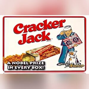 Cracker Jack Boy Aluminum Decorative Sign